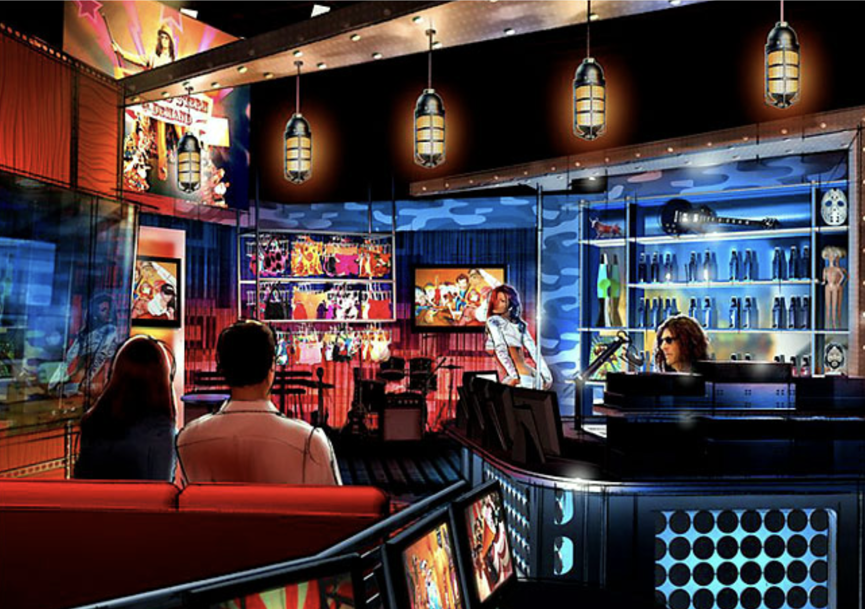 Rendering for the launch of The Howard Stern Show on SiriusXM